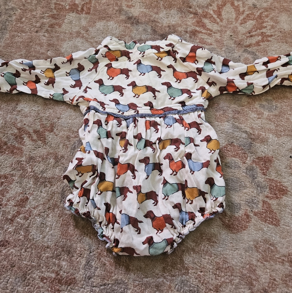 Pink Chicken Romper - Picture 2 of 4